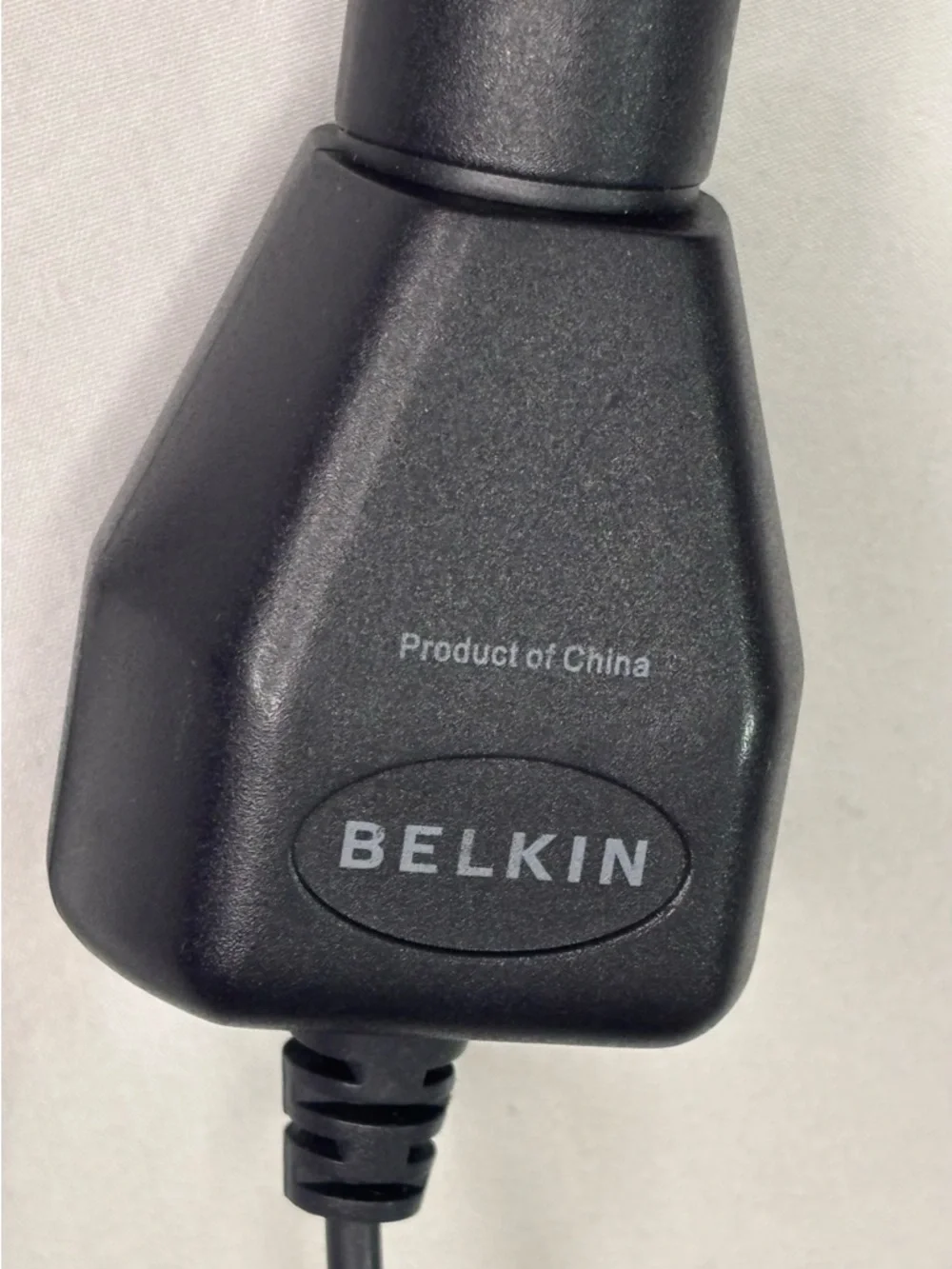 Belkin Black Car Power Adapter with DC Barrel Plug